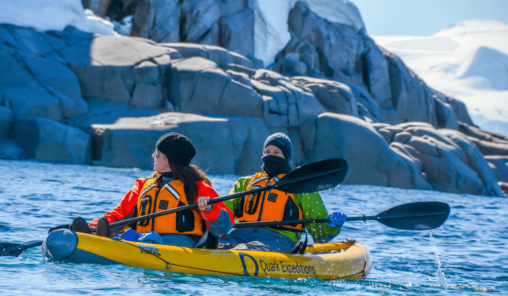 Kayaking in Antarctica