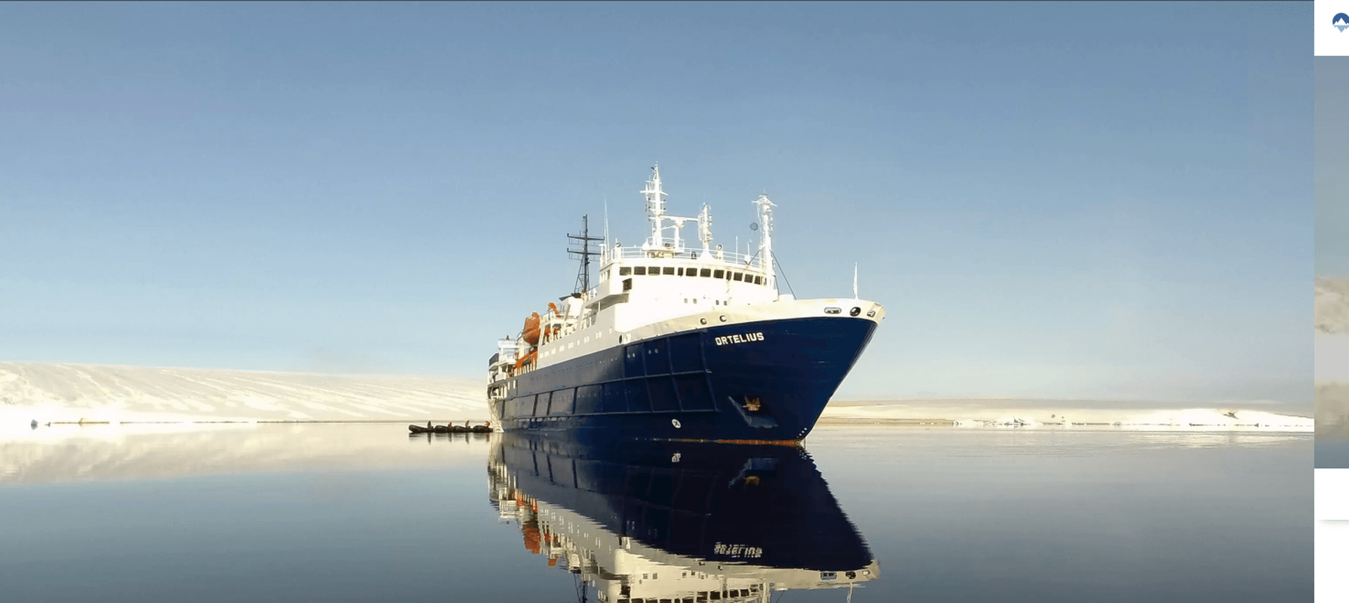 Ortelius Antarctic Header