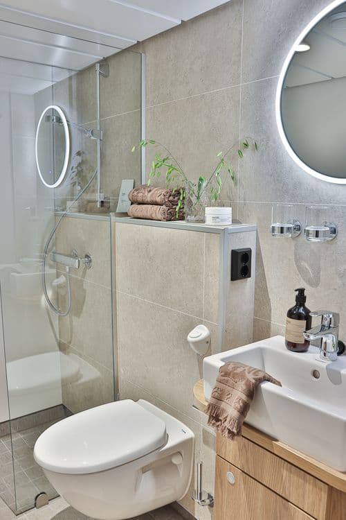 Vikingfjord double bathroom