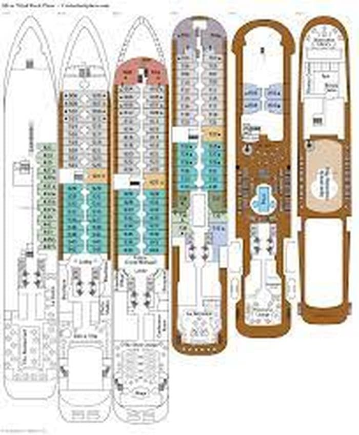 Silver Wind deck plan